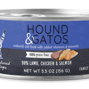 HOUND & GATOS Cat Lamb/Salmon/CKN - 5.5oz (24)