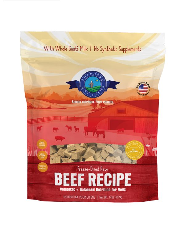 SHEPHERD BOY FARM Dog FD Beef Diet 14oz - Image 2
