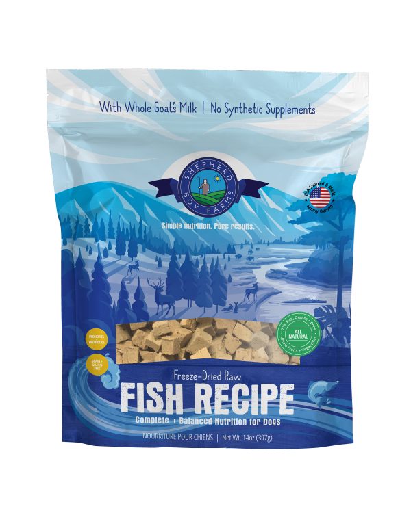 SHEPHERD BOY FARM Dog FD Fish Medley Diet 14oz - Image 2
