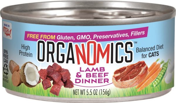 OrgaNOMics Lamb & Beef Dinner for Cats 5.5 oz (24)