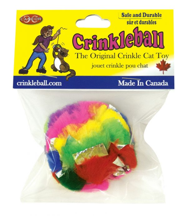 BURGHAM Crinkle Ball 2.5in 1/pk