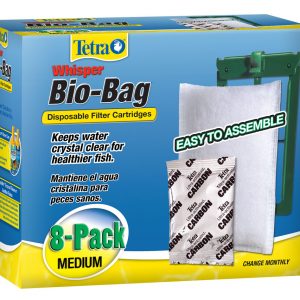 TETRA WHISPER Bio-Bag Med 8 pack