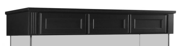 MARINELAND Monterey Canopy - Black 72" x 24"