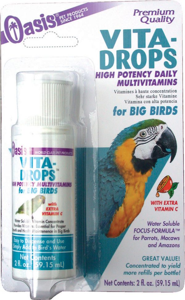 OASIS Big Bird Vita Drop Vitamins 2 oz