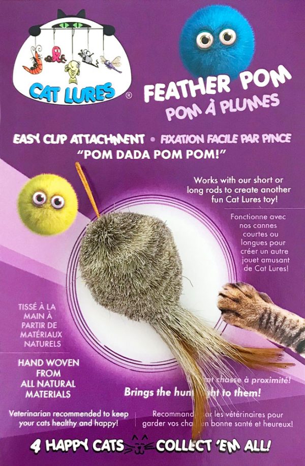 CAT LURES Feather Pom 3.5x1x1