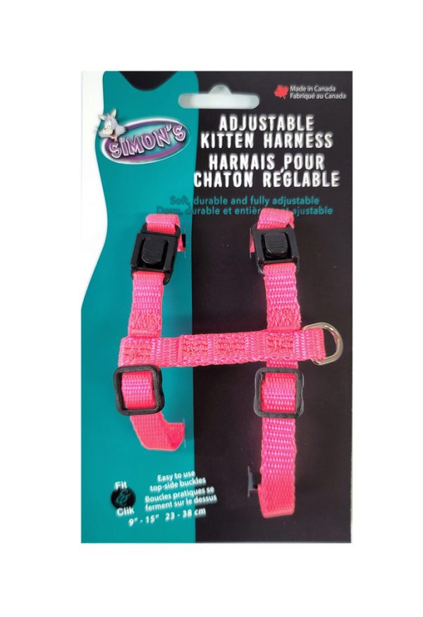 SIMONS Adjustable Kitten Harness 3/8x9-15in