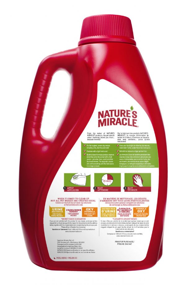 NATURE'S MIRACLE ADVANCED Stain/Odor Formula - Gallon - Image 2