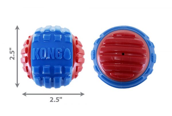 KONG CoreStrength Rattlez Ball Md - Image 2
