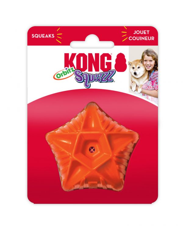 KONG Squeezz Orbitz Ball Asst S/M