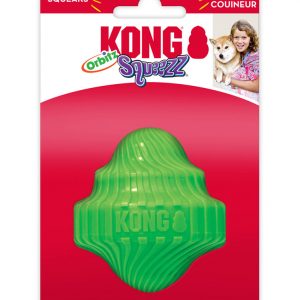 KONG Squeezz Orbitz Spin Top Asst S/M