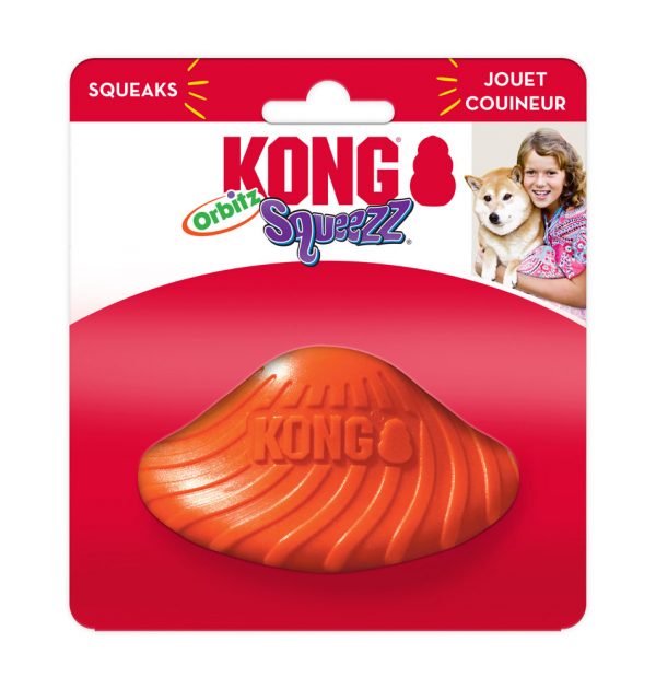 KONG Squeezz Orbitz Saucer Asst M/L