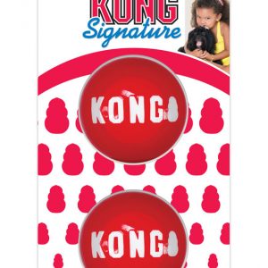 KONG Signature Balls 2-pk Sm
