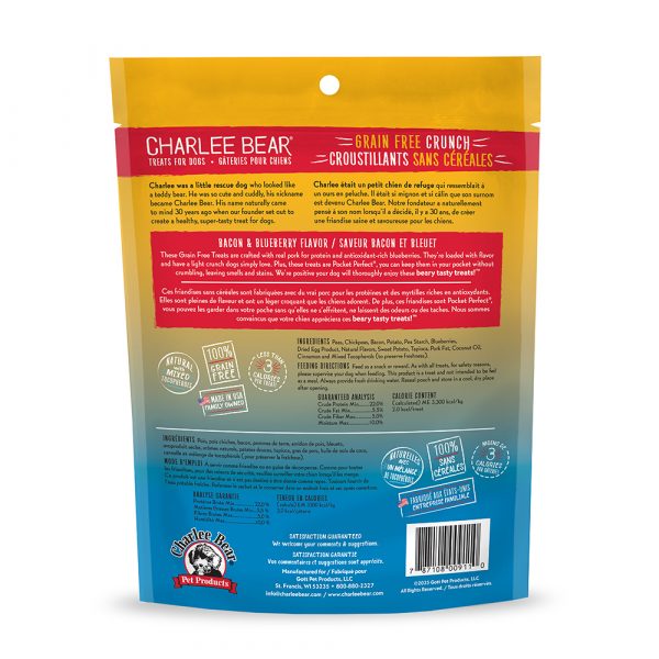 CHARLEE BEAR Crunch Bacon & Blueberry 8oz - Image 3