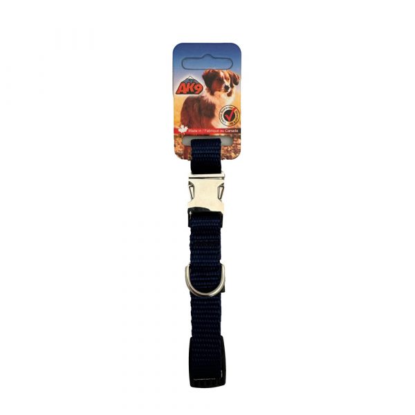 AK-9 Adjustable Collar w/Metal Buckle 5/8in x 8-14in