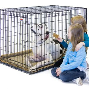 TUFF TC700 Black Crate with Divider 54"