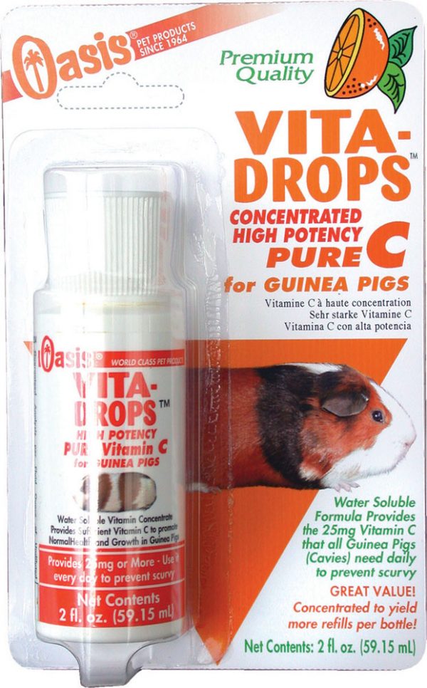 OASIS Guinea Pig Vita Drops Pure C 2 oz