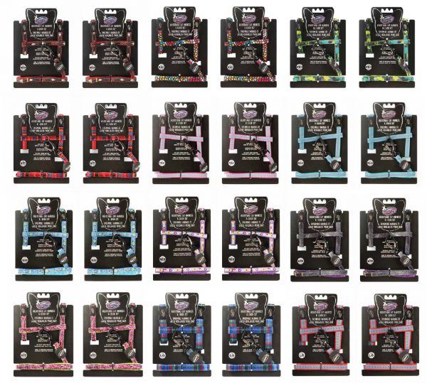 SIMONS Adjustable Nylon Harness/Leash PPK 42pcs