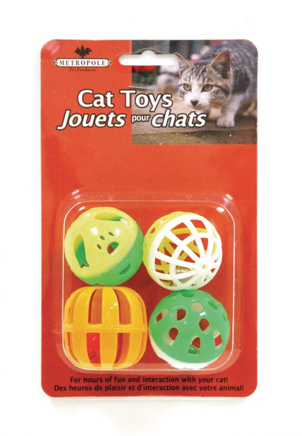 MetroPoleAssorted Ball 4pk 1.5 in