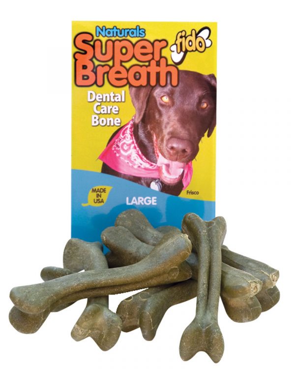 FIDO NA-554 SUPER BREATH Bones LG 4/pk