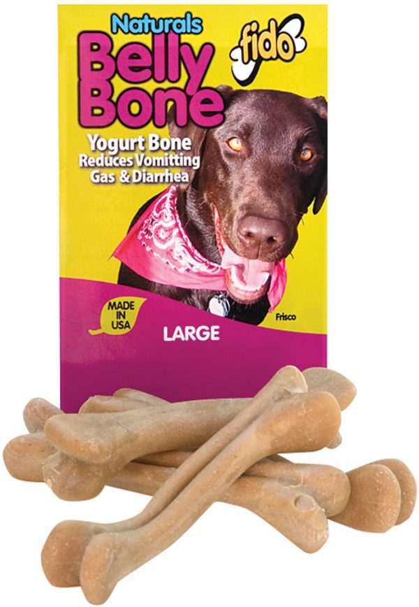 FIDO NA-564 YOGURT BELLY Bones LG 4/pk