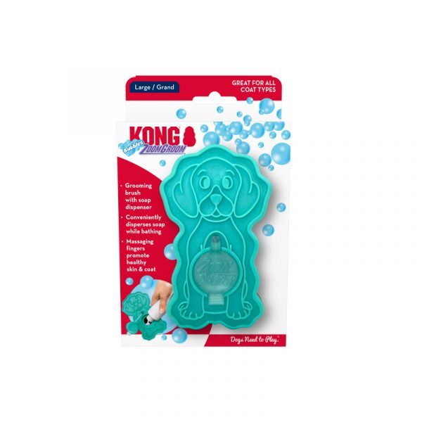 KONG ZoomGroom Bubbles Lg - Image 2