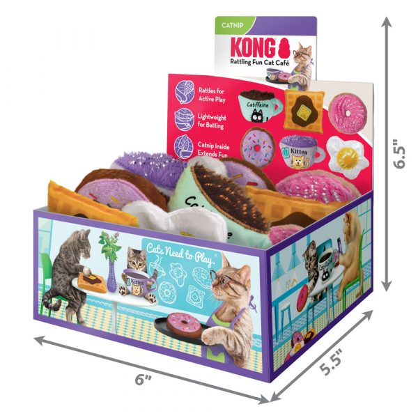 KONG Scrattles Highland Cow PDQ 12 Pcs - Image 4