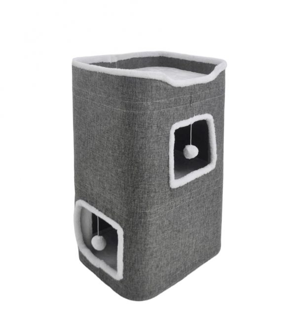 SIMONS Kitty Scratcher 2 Story Hideaway - Image 2