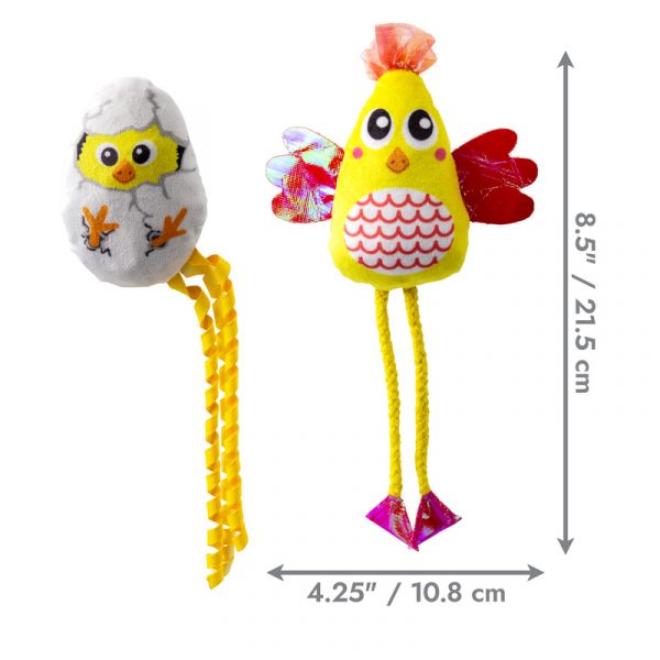 KONG Scrattles Chicken 2pk (3) - Image 2
