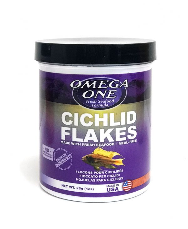 OMEGA ONE Cichlid Flakes 1oz/28g - Image 2