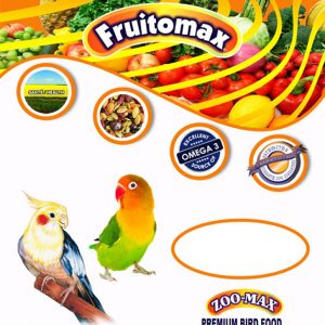 ZOO-MAX Fruitomax Cockatiel/Lovebird 2lb