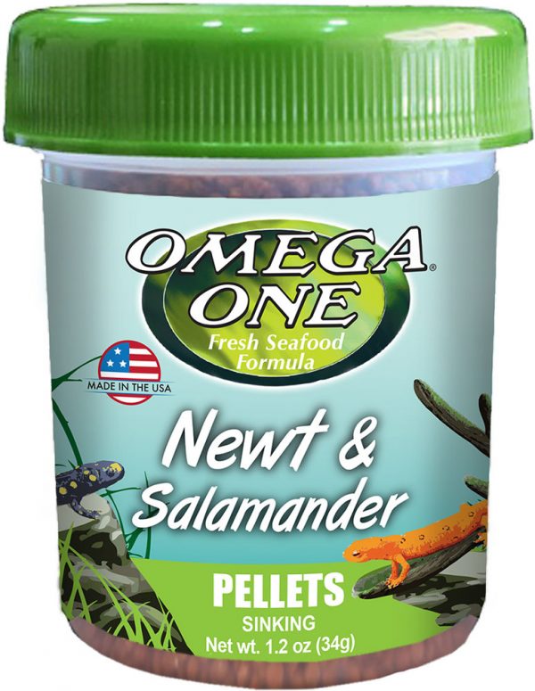 OMEGA ONE Newt and Salamander pellets 1.2 OZ