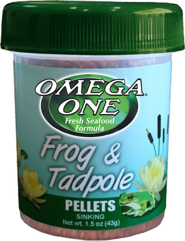 OMEGA ONE Frog and Tadpole pellets 1.2 oz