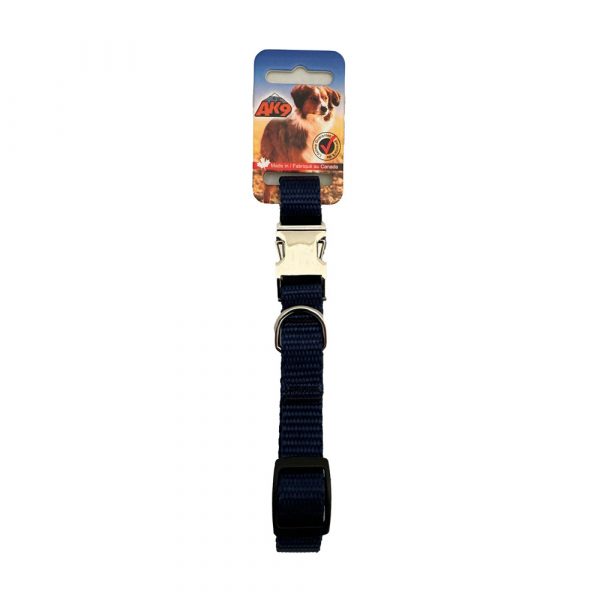 AK-9 Adjustable Collar w/Metal Buckle 5/8in x 14-18in