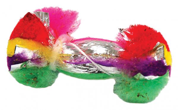 CANCOR Crinkle Cat Dumbbell 3in with Catnip Display (36)