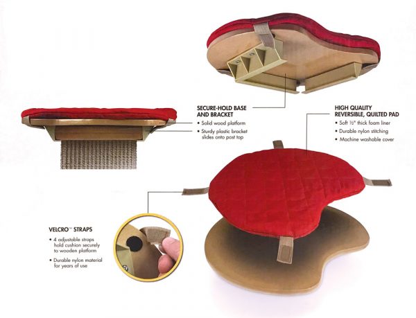 SMARTCAT Bootsie's Combo Scratcher 24.5x7x2.5 - Image 4