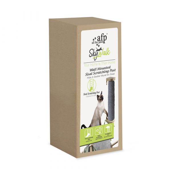 ALL FOR PAWS Skywalk Wall Mounted Sisal Scratching Post