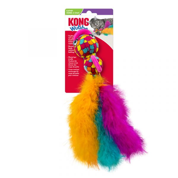 KONG Cat Wubba Fish Assorted (3) - Image 2
