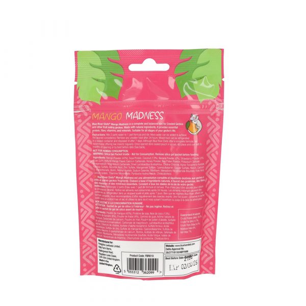 BLUE RIVER DIETS Mango Madness Gecko Diet 60g - Image 2