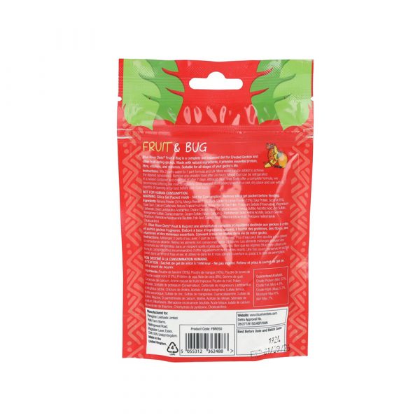 BLUE RIVER DIETS Fruit & Bug Gecko Diet 60g - Image 2