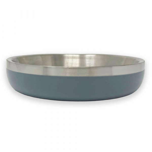 VAN NESS Stainless Steel Insulated Cat Dish w/ Rubber Bottom 8 oz - Image 3
