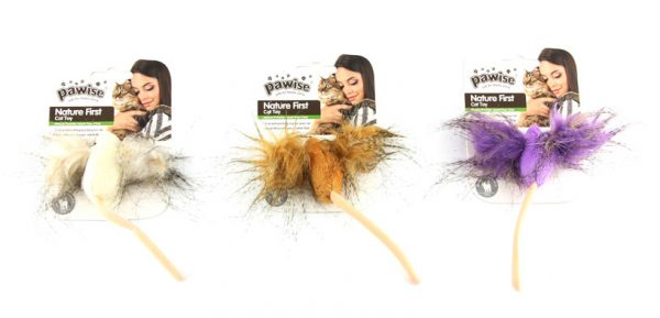 PAWISE Crazy Ear Mouse 3Assorted