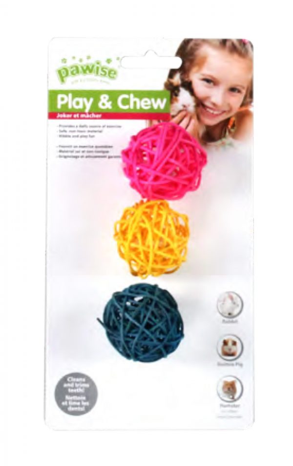 PAWISE LW Nibblers-Willow Chews-Balls without bell