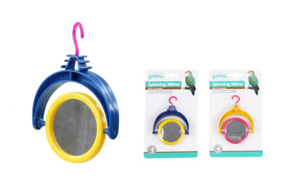 PAWISE Bird spinning mirror