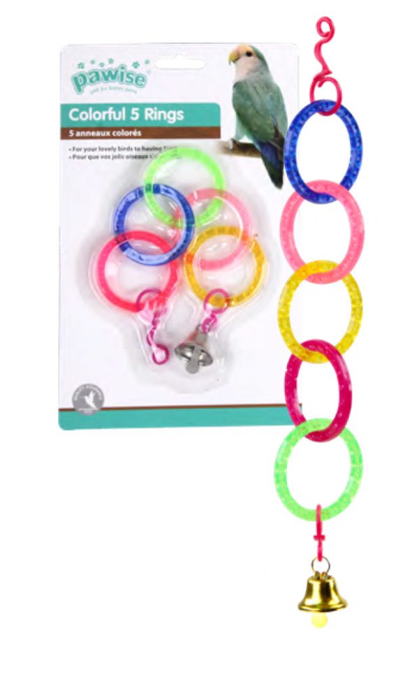 PAWISE Bird colorful ring 5.3cm