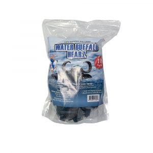 QT DOG Water Buffalo Ear w/ Hair - 10pk