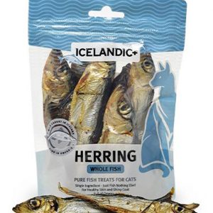 ICELANDIC+ Fish Treat for Cats - Herring Whole Fish 1.5 oz