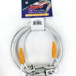 TUFF Reflective Tie-Out Cable 30' Heavy