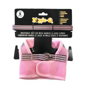 DOGGIE-Q Mesh Dog Harness/Leash combo PK S