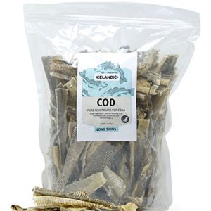 ICELANDIC+ Cod Skin Strips 1-lb