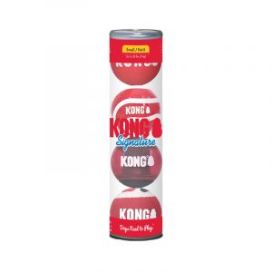 KONG Signature Balls 4-pk Assorted Sm